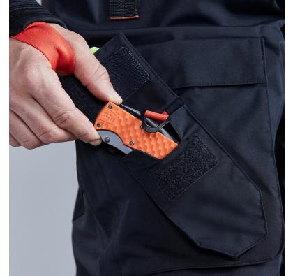 M's OS13t-gra16-l Ocean Graphite bib pants