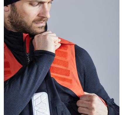 M's OS13t-gra16-l Ocean Graphite bib pants