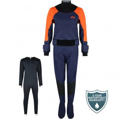 Womens Hendra Hinge Zip Drysuit & Underfleece